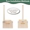 Wooden Baby Shower Crate Closet, Basket for Baby Shower Gifts, Baby Storage Crate with Handle Garland Baby Hangers, Newborn Boy Girl Welcome Gift Basket, Pregnancy Gifts